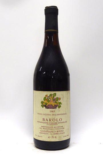 Bovio 1985 Barolo Gattera dell'Annuziata